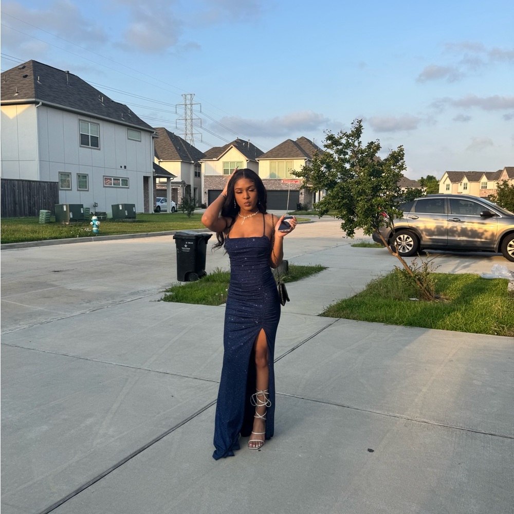 Windsor Navy Blue Maxi Dress